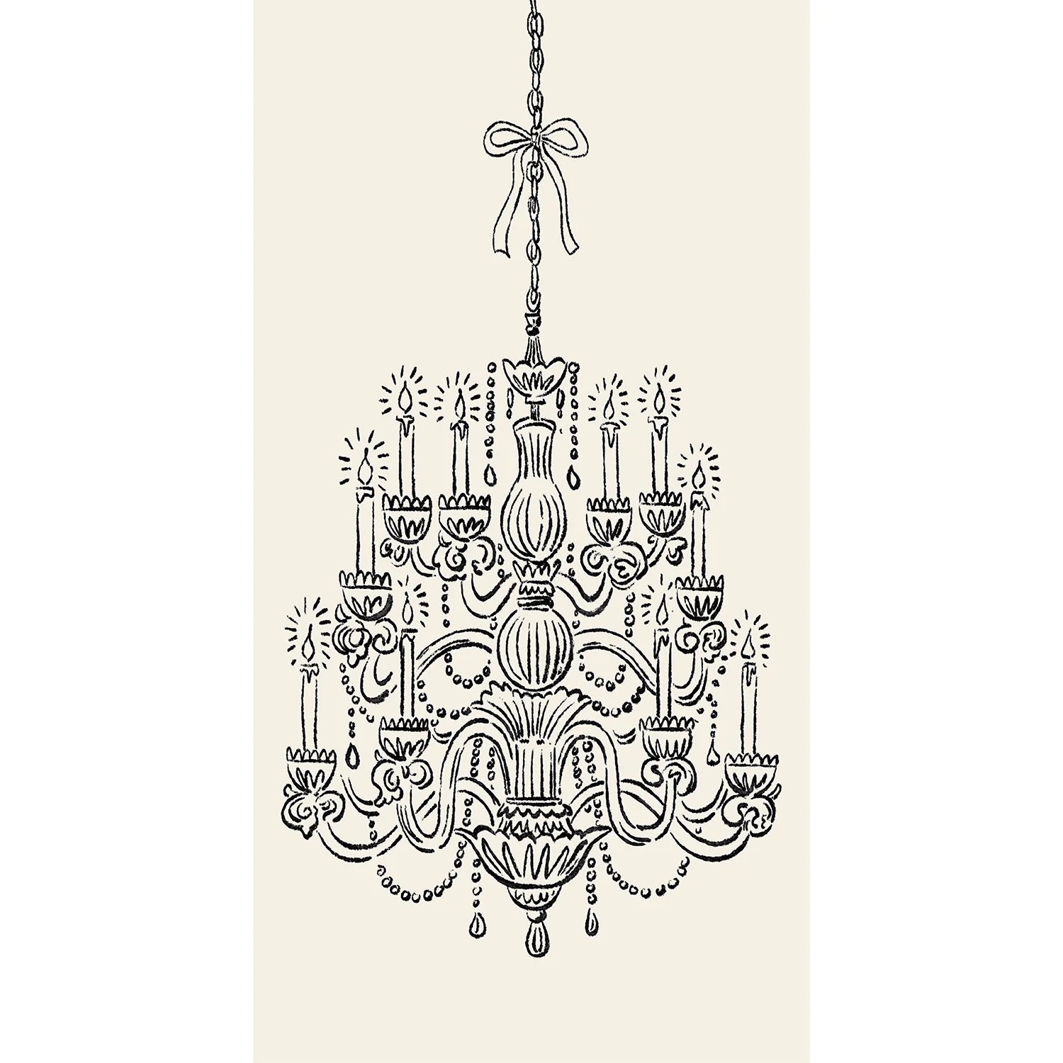 Hester & Cook Chandelier Guest Napkins