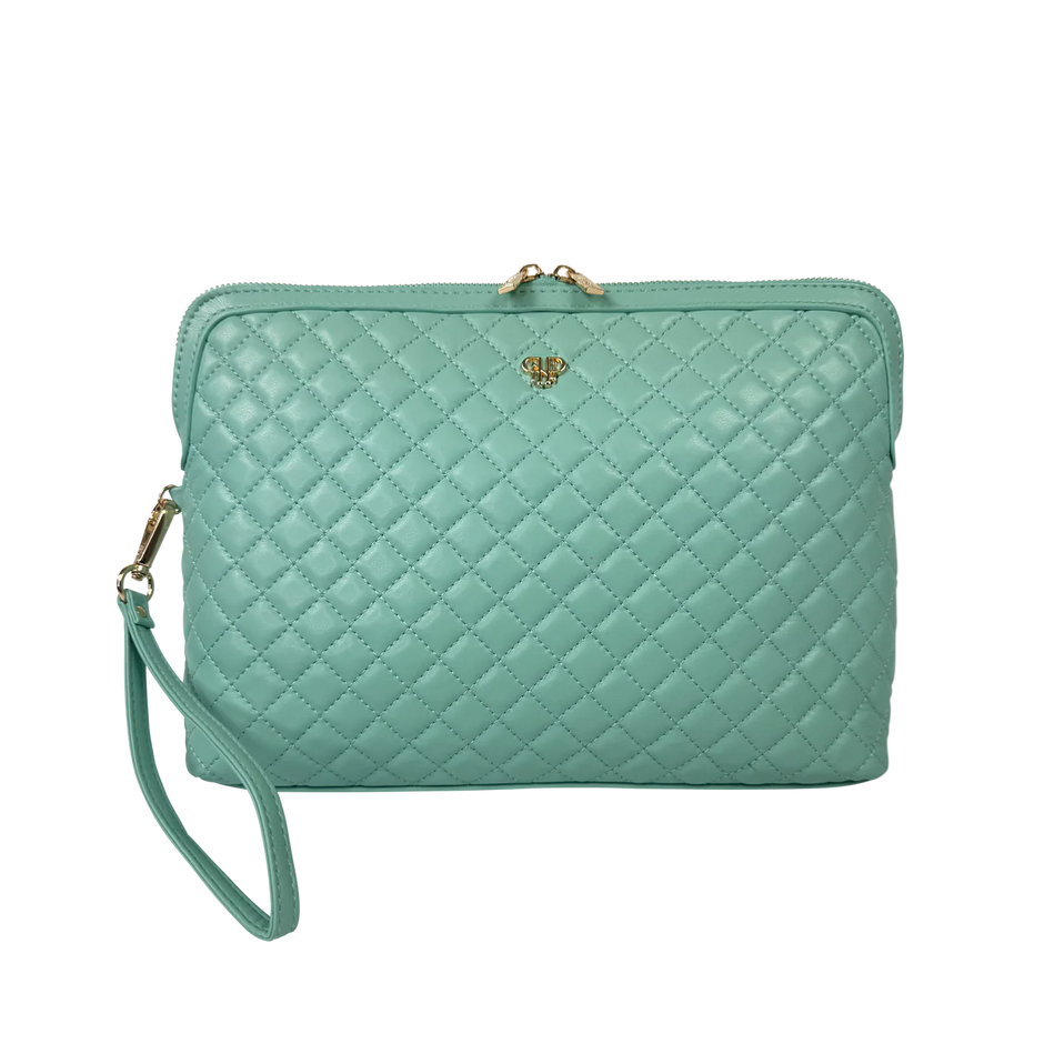 PurseN Litt Getaway Wristlet Makeup Case Teal