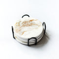 Lynn & Liana Ceramic Resin Coasters