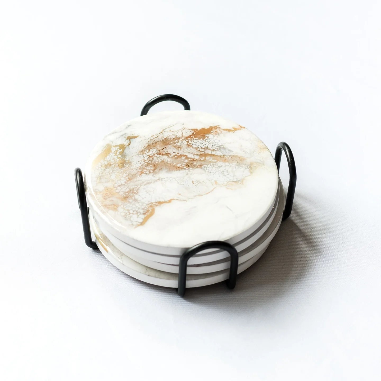 Lynn & Liana Ceramic Resin Coasters