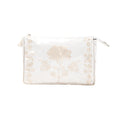 Lenora Peony Large Makeup Bag Ivory