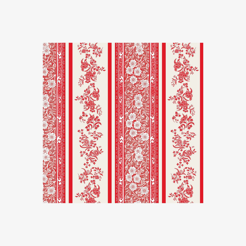 Hester & Cook Red Burleigh Stripe