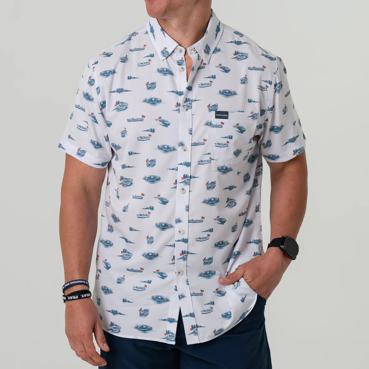 Burlebo Performance Polo "Lake Boats"