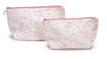 Cupcakes & Cartwheels Animal Toile Set of 2 Quilted Pouches