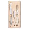 Santa Barbara Cheese Knife Set - Set of 3 - Pearl