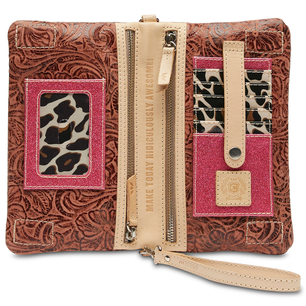 Consuela Uptown Crossbody Tooled Leather