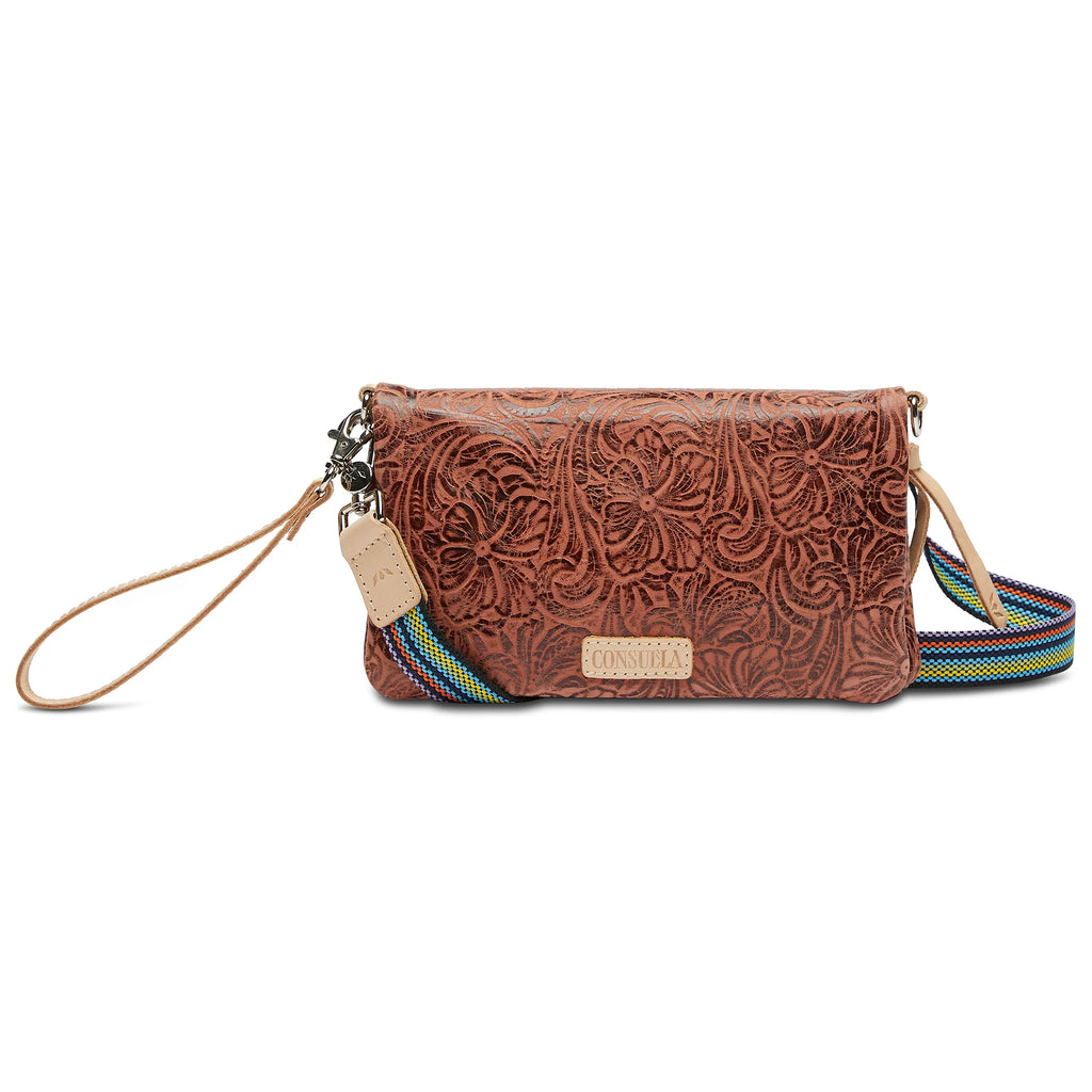 Consuela Uptown Crossbody Tooled Leather
