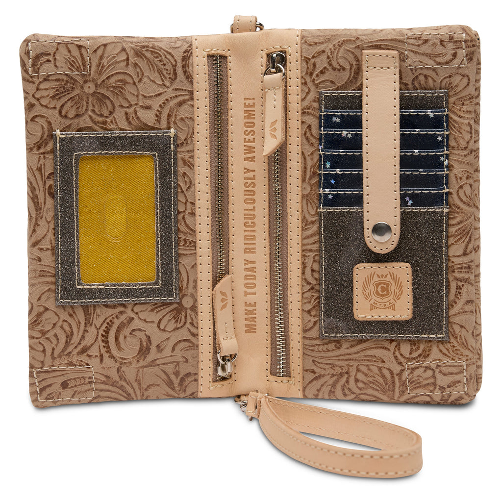 Consuela Uptown Crossbody Tooled Leather