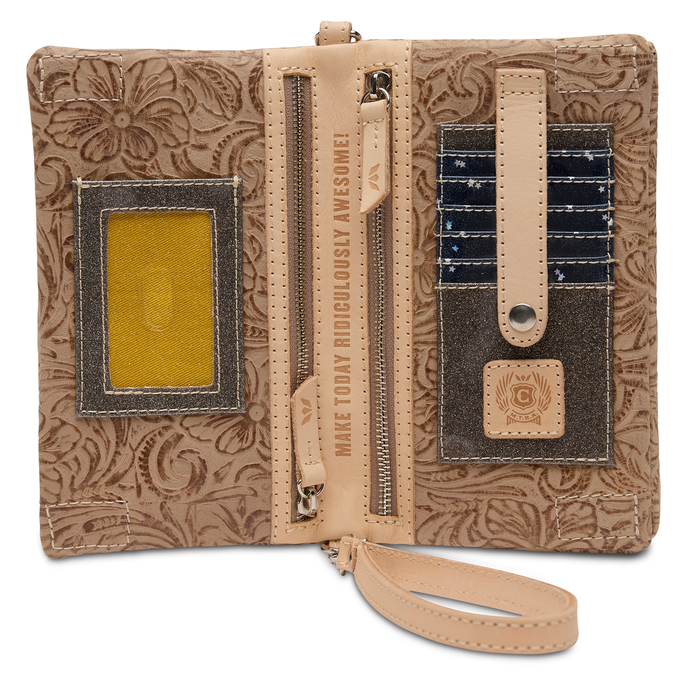 Consuela Uptown Crossbody Tooled Leather