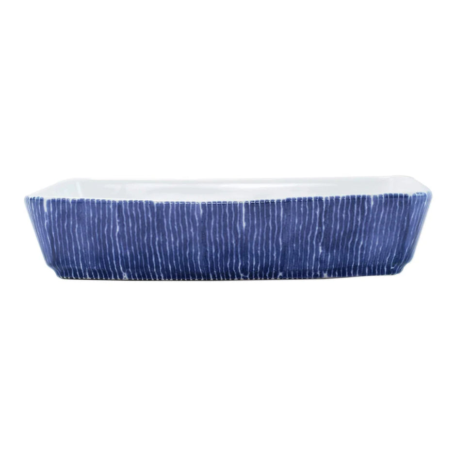 Viva by Vietri Santorini Stripe Rectangular Baker