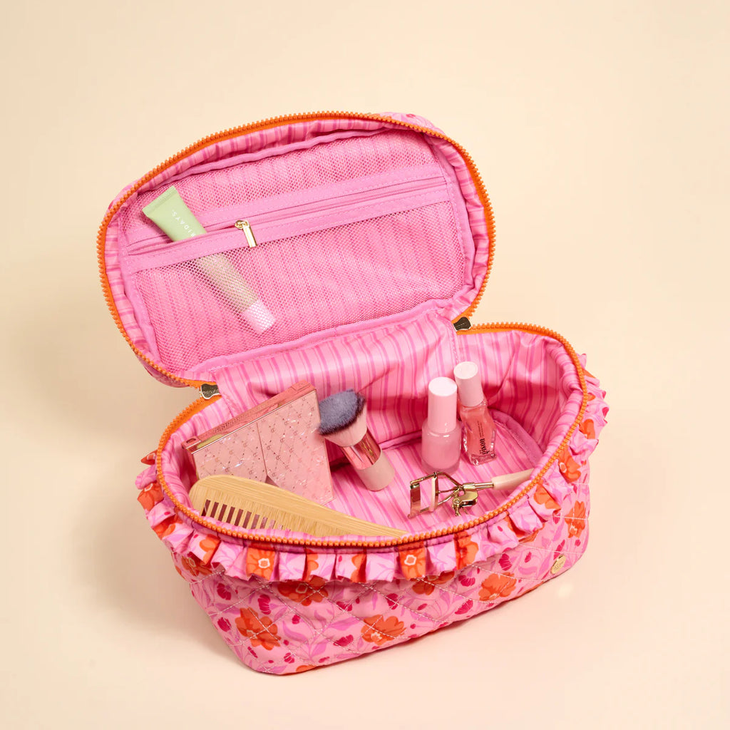 The Darling Effect Glam & Go Quilted Cosmetic Bag
