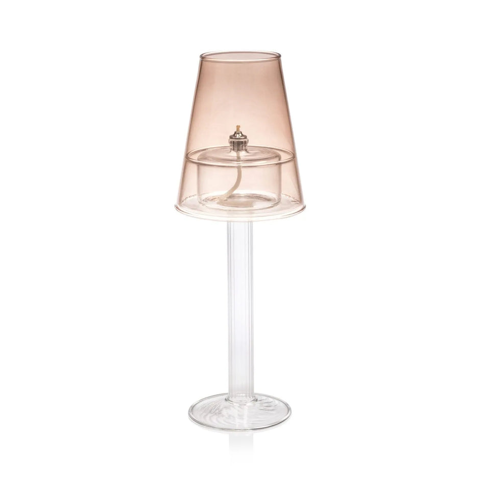 Dauphine Table Lamp Amber Light by Zodax