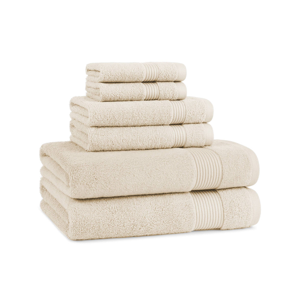 Arkwright Home - Host & Home 6-Piece Bath Towel Set, Color options