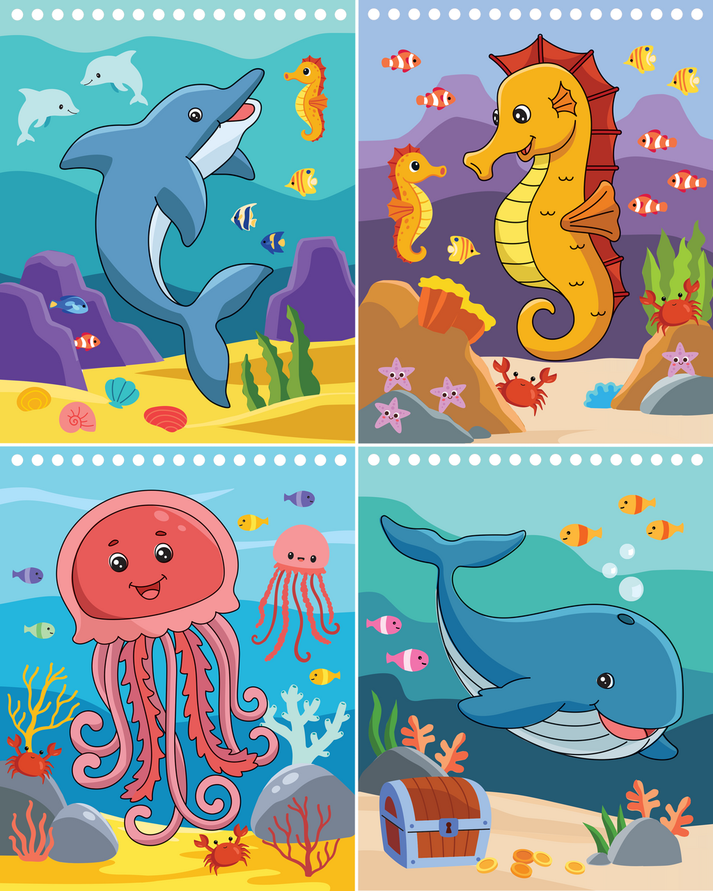 Peter Pauper Press - Color With Water - Under the Sea