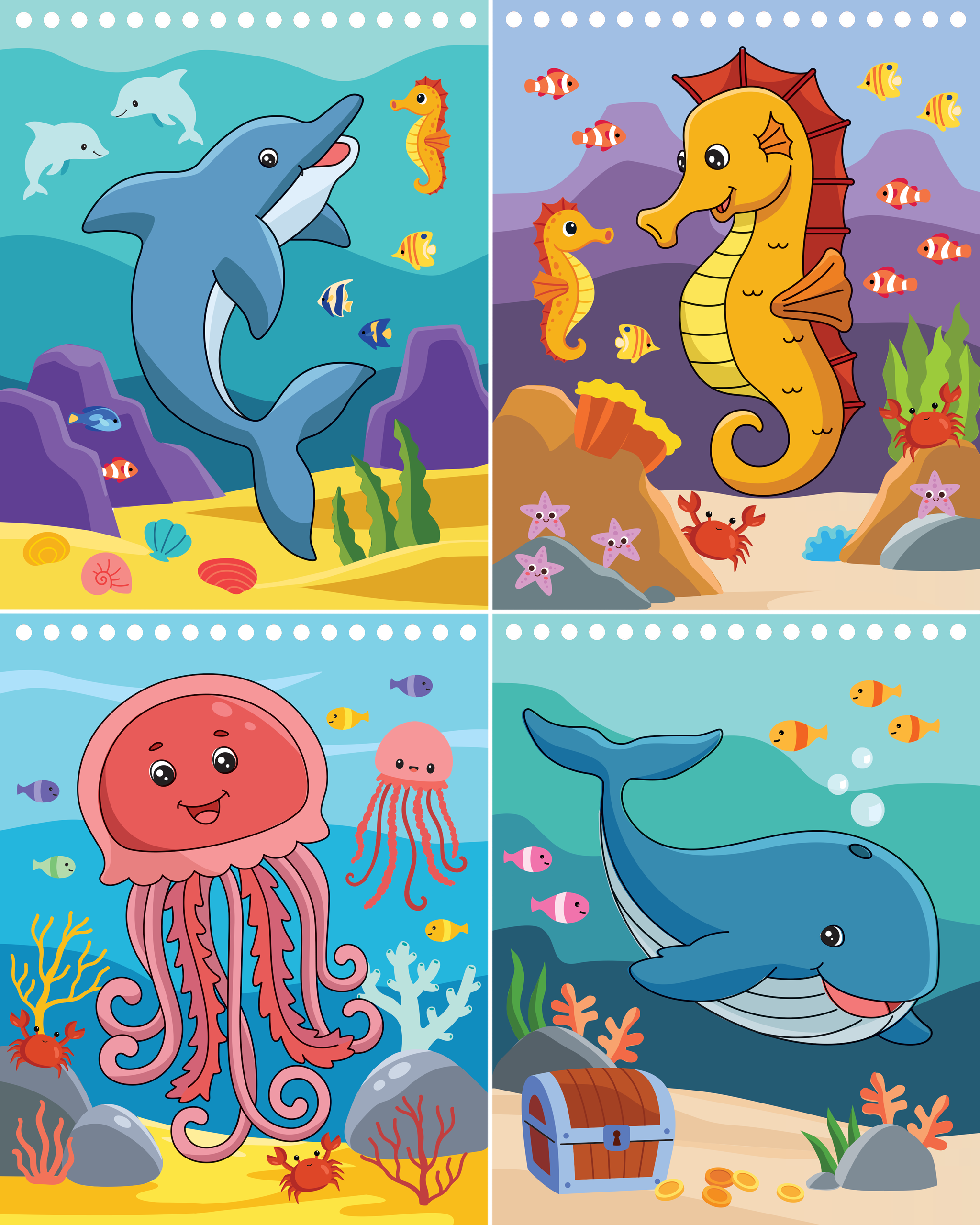 Peter Pauper Press - Color With Water - Under the Sea