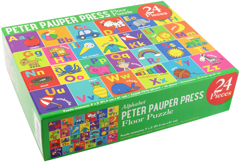Peter Pauper Press - Alphabet Kids' Floor Puzzle