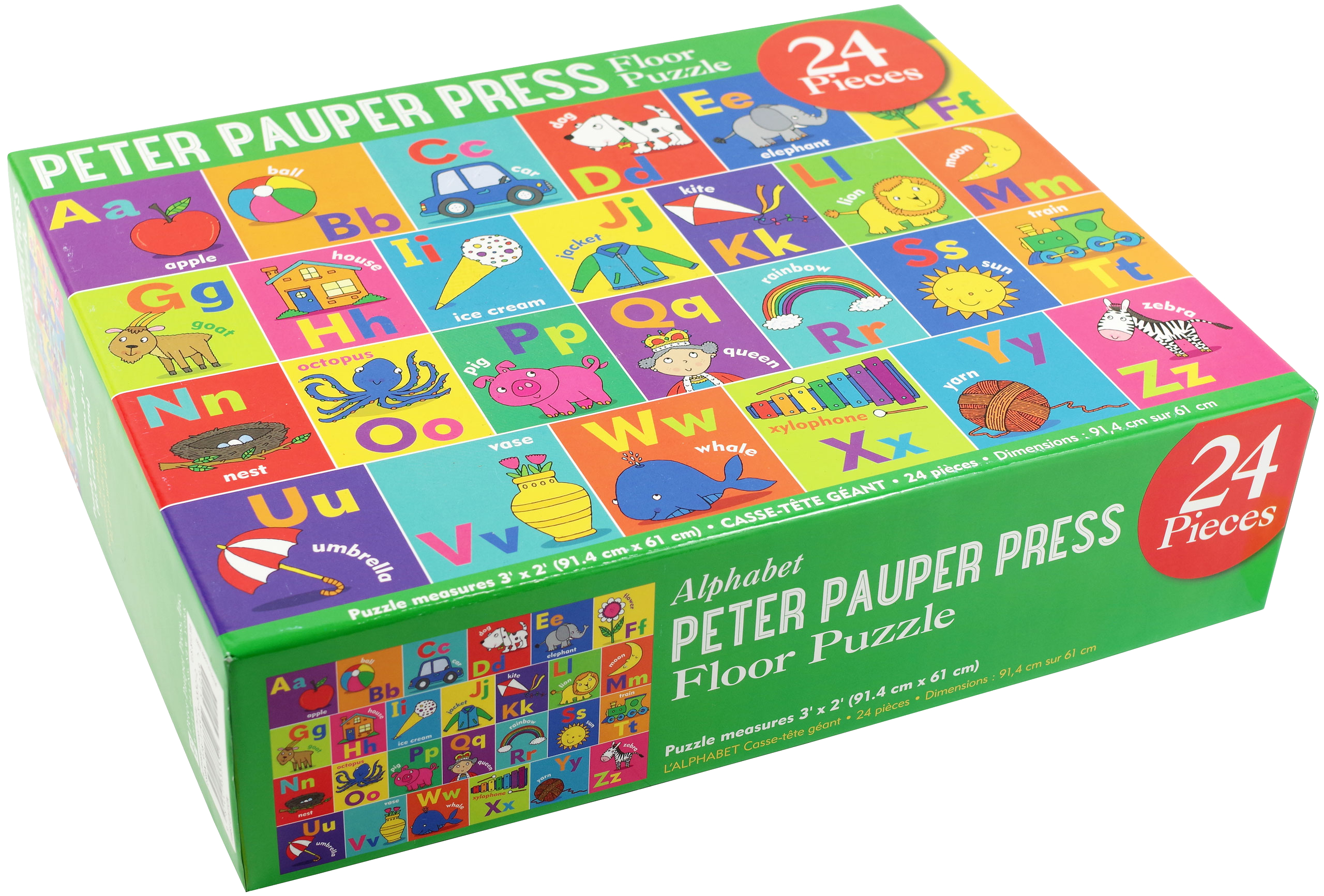 Peter Pauper Press - Alphabet Kids' Floor Puzzle