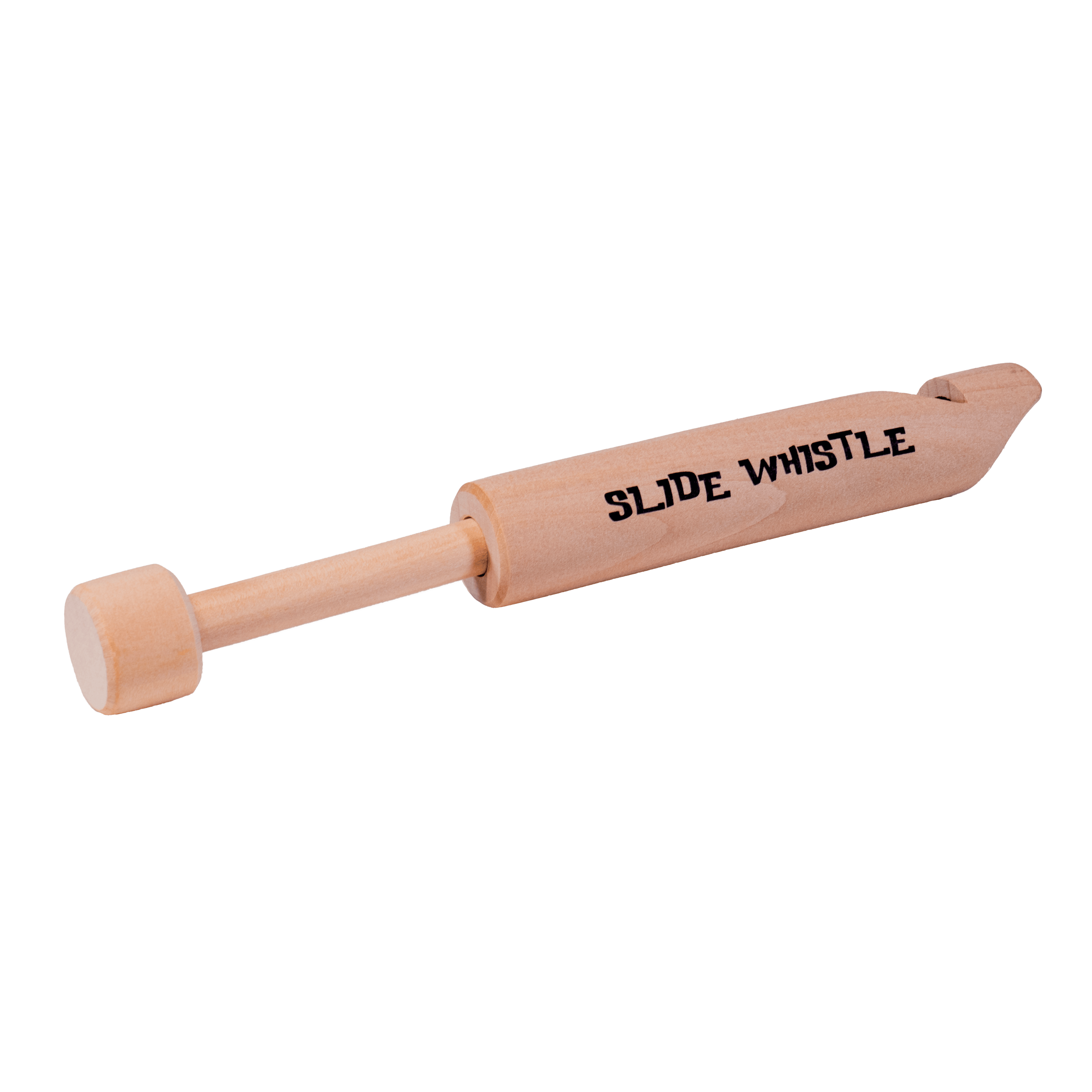 Toysmith - Neato! Wooden Slide Whistle, 6.5" Sealed Musical Toy, Retro