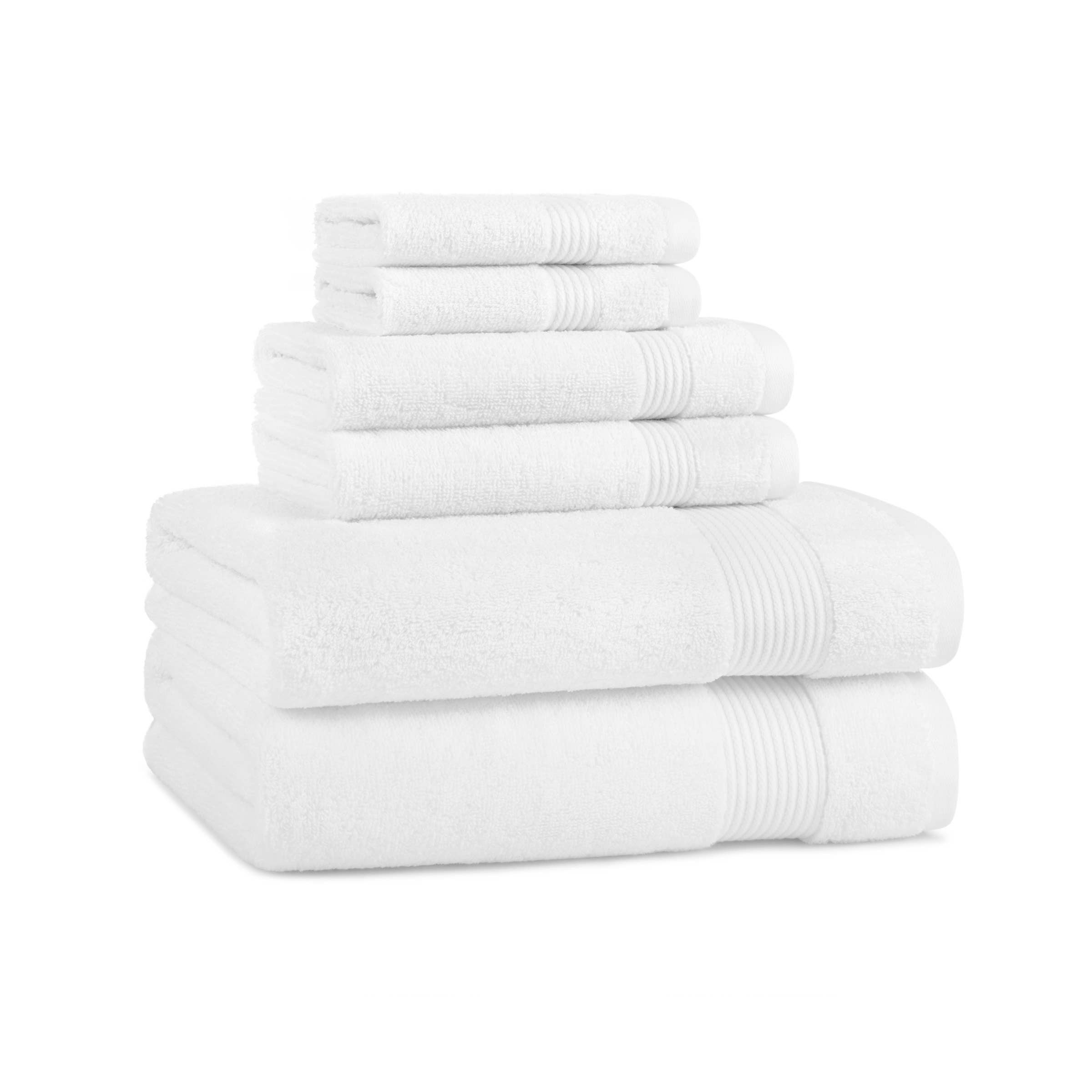 Arkwright Home - Host & Home 6-Piece Bath Towel Set, Color options