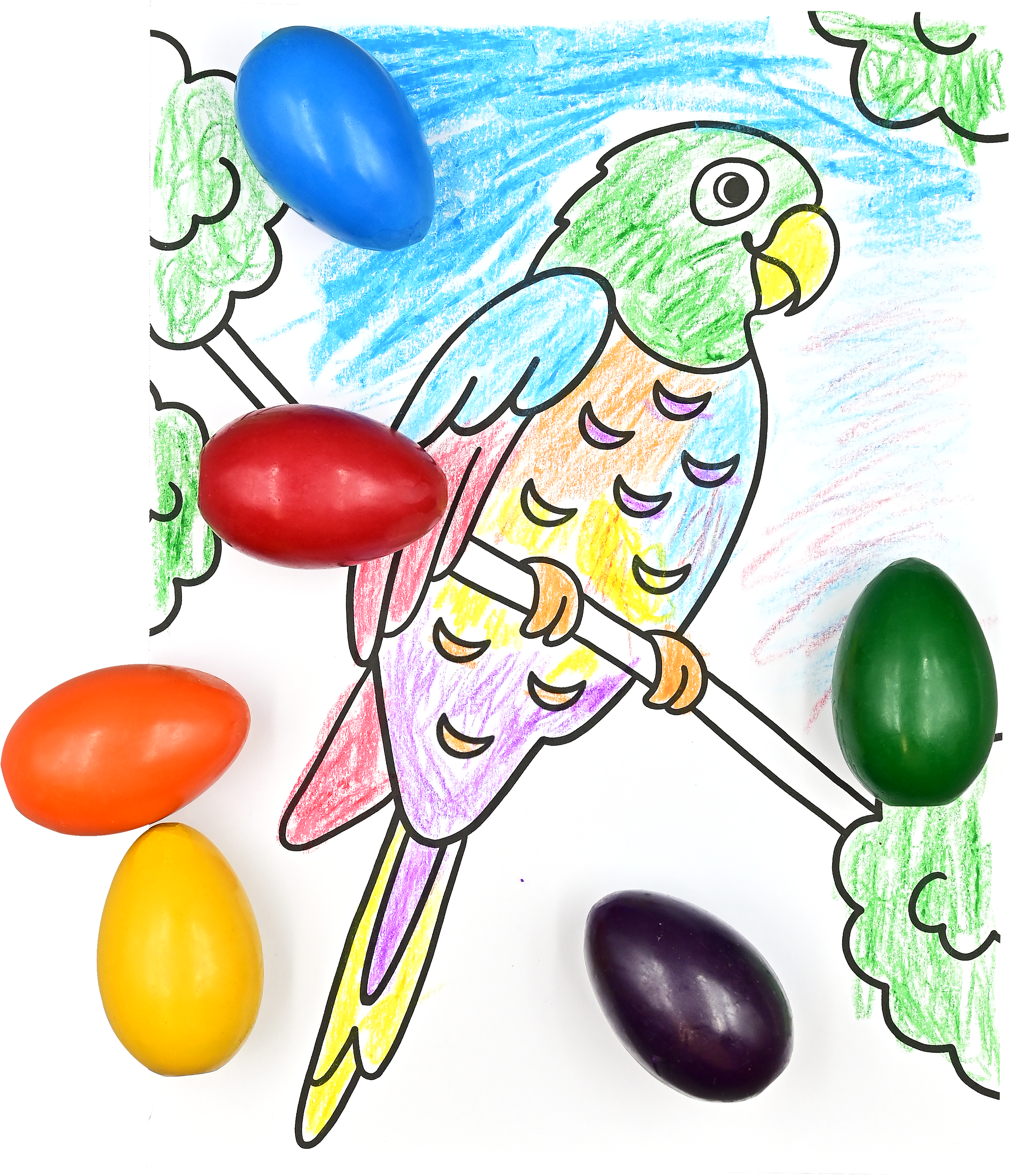 Peter Pauper Press - Studio Series Junior Beeswax Egg-Shaped Crayons