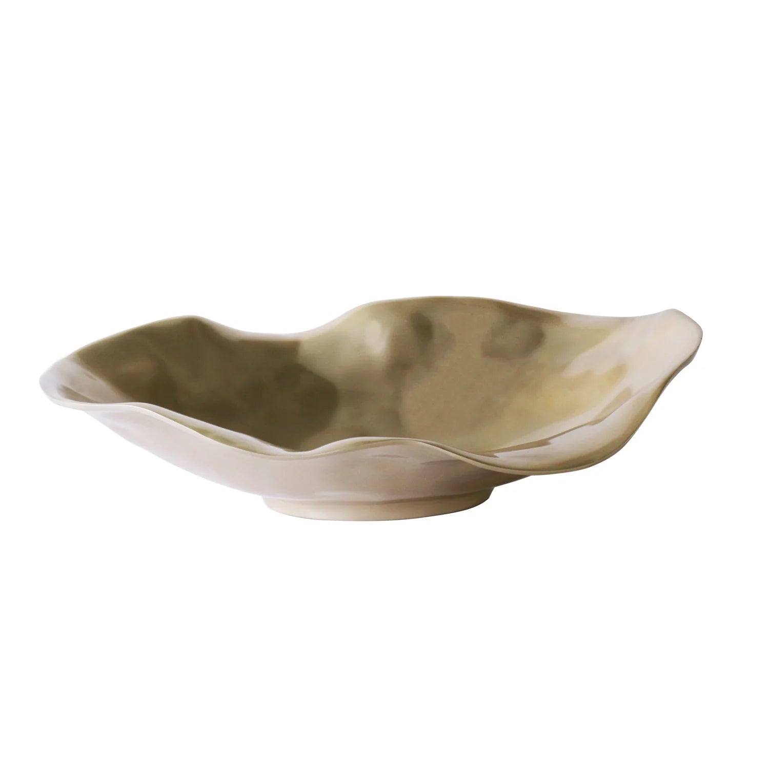 Beatriz Ball Sierra Modern Maia Medium Oval Bowl (Gold)