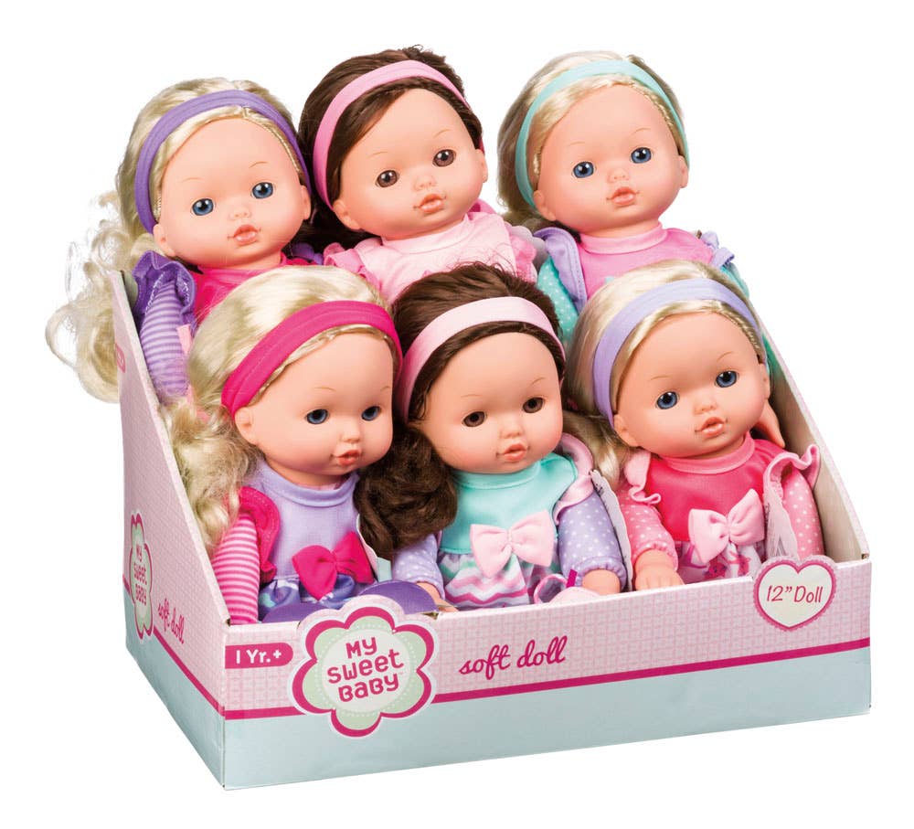 Toysmith - My Sweet Baby 12" Soft Bodied Doll
