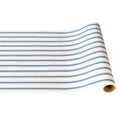 Hester & Cook Cornflower Blue Linen Stripe Paper Table Runner
