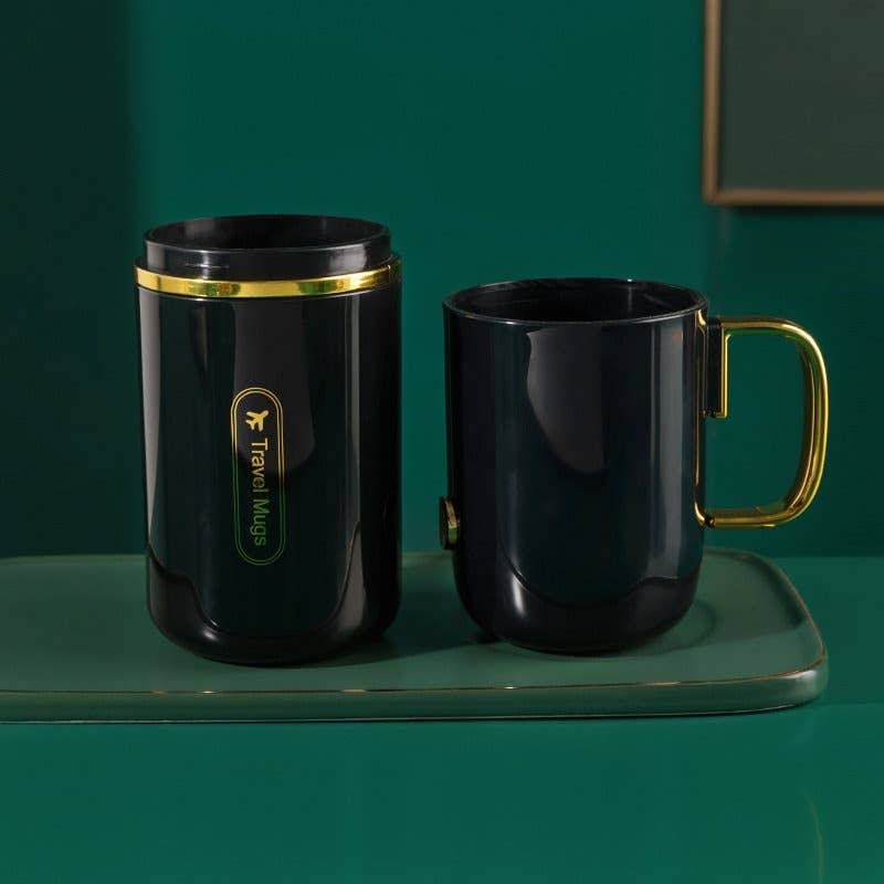 VIGOR - Luxury Travel Gift Set Holder with Mouthwash Cup Toothbrush