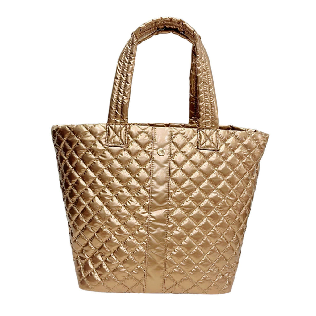 Lemonbella - Lemonbella Glossy Copper Diamond Tote Shoulder Bag 3/1