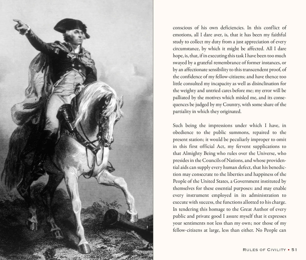 Peter Pauper Press - George Washington's Rules of Civility and Decent Behavior in Company and Conversation