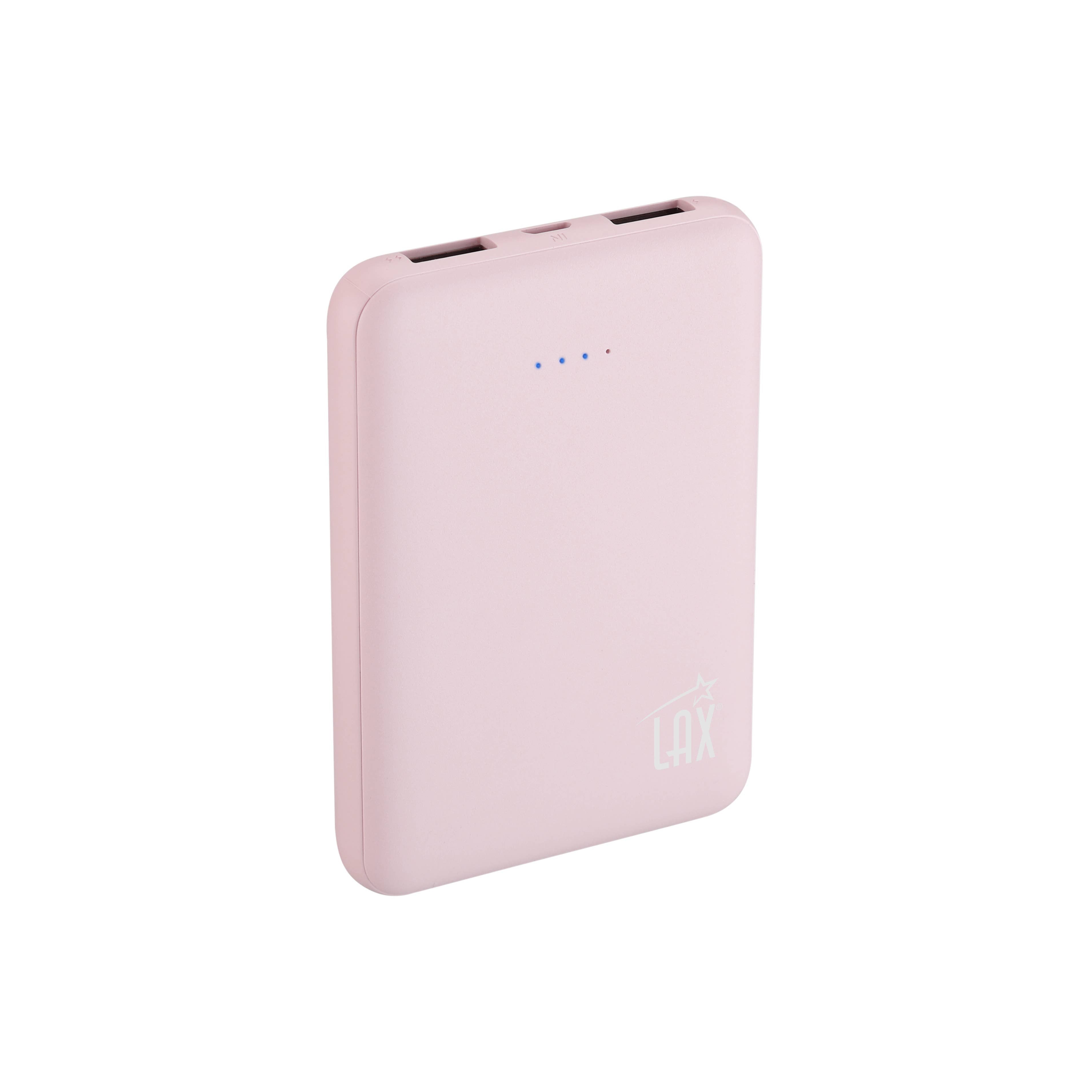 LAX Gadgets - 6600mAh Power Bank Ultra-Slim | Palm Size | Portable | 8Oz
