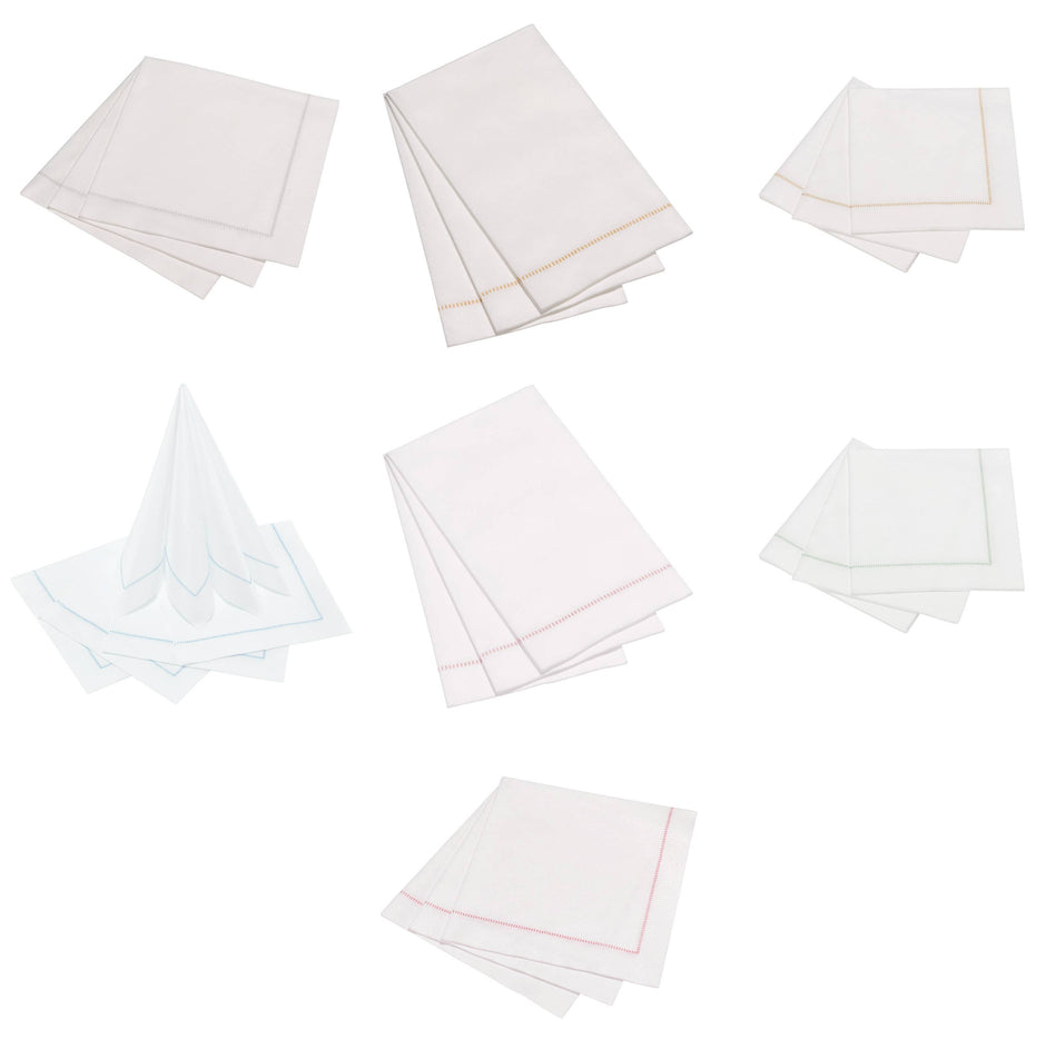 The Napkins - 25ct Hemstitch Napkins | Guest Size