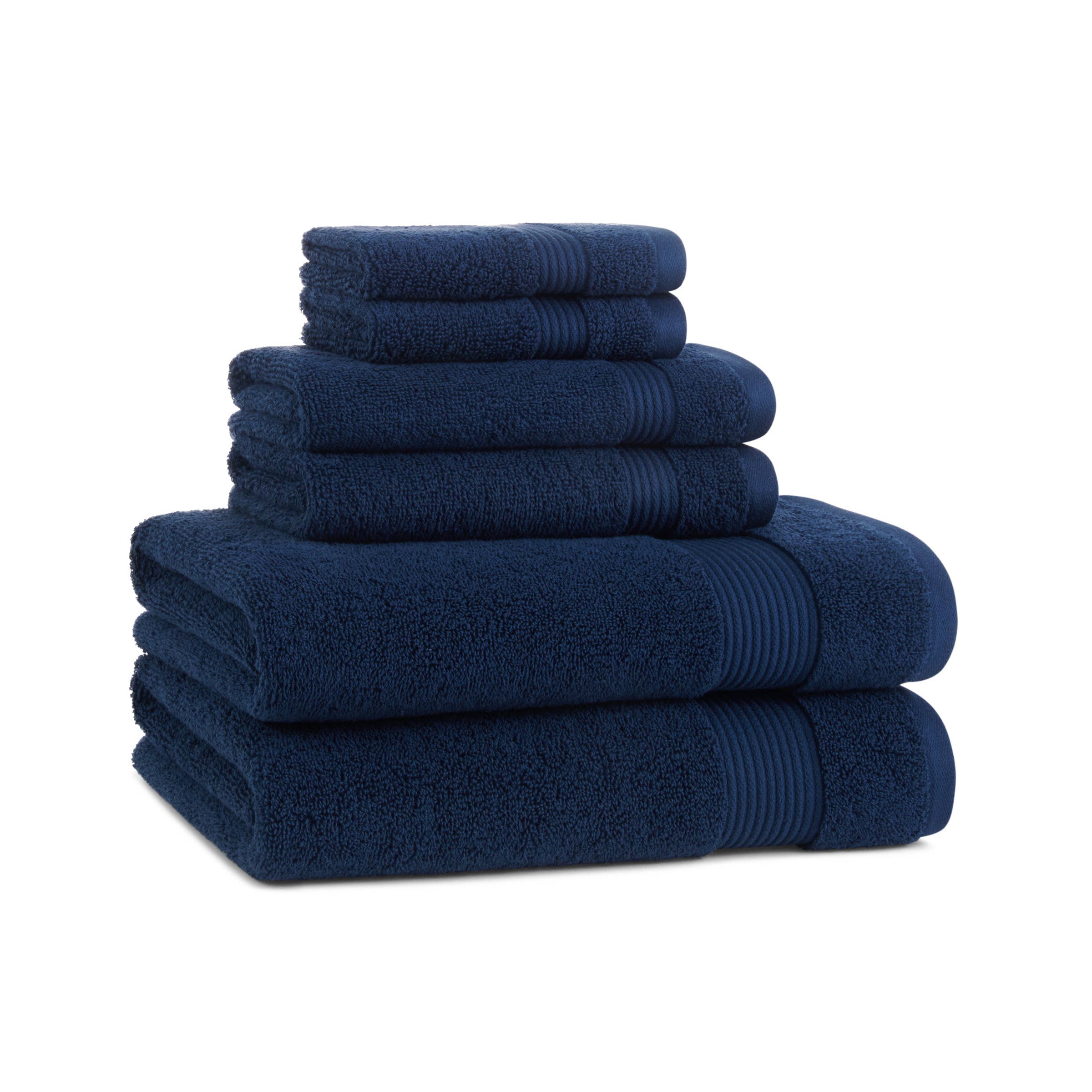 Arkwright Home - Host & Home 6-Piece Bath Towel Set, Color options