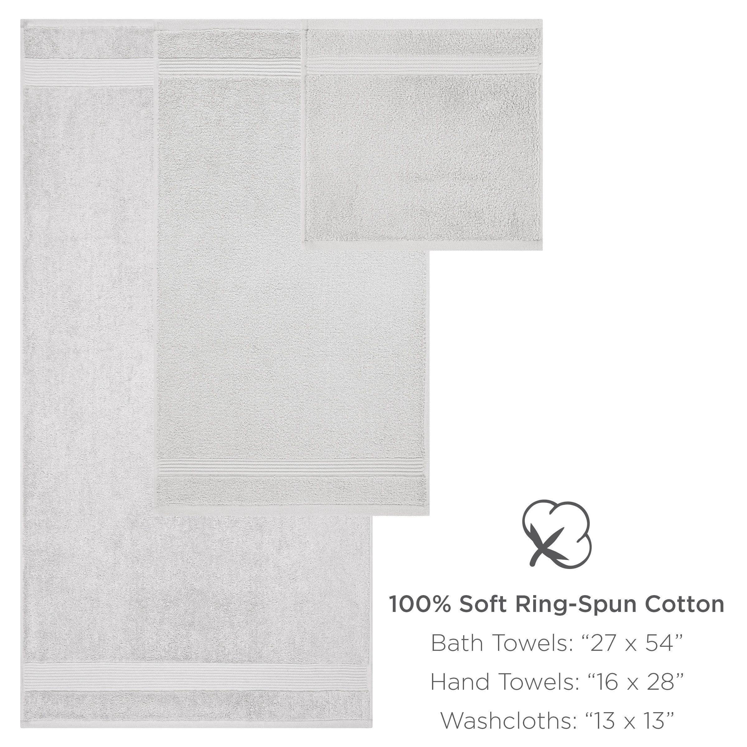 Arkwright Home - Host & Home 6-Piece Bath Towel Set, Color options