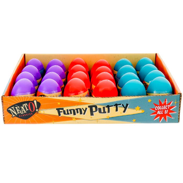 Toysmith - Neato! Funny Putty- Retro Classic, vintage toys