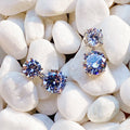 Ellison+Young - Double Diamond Dangle Earrings