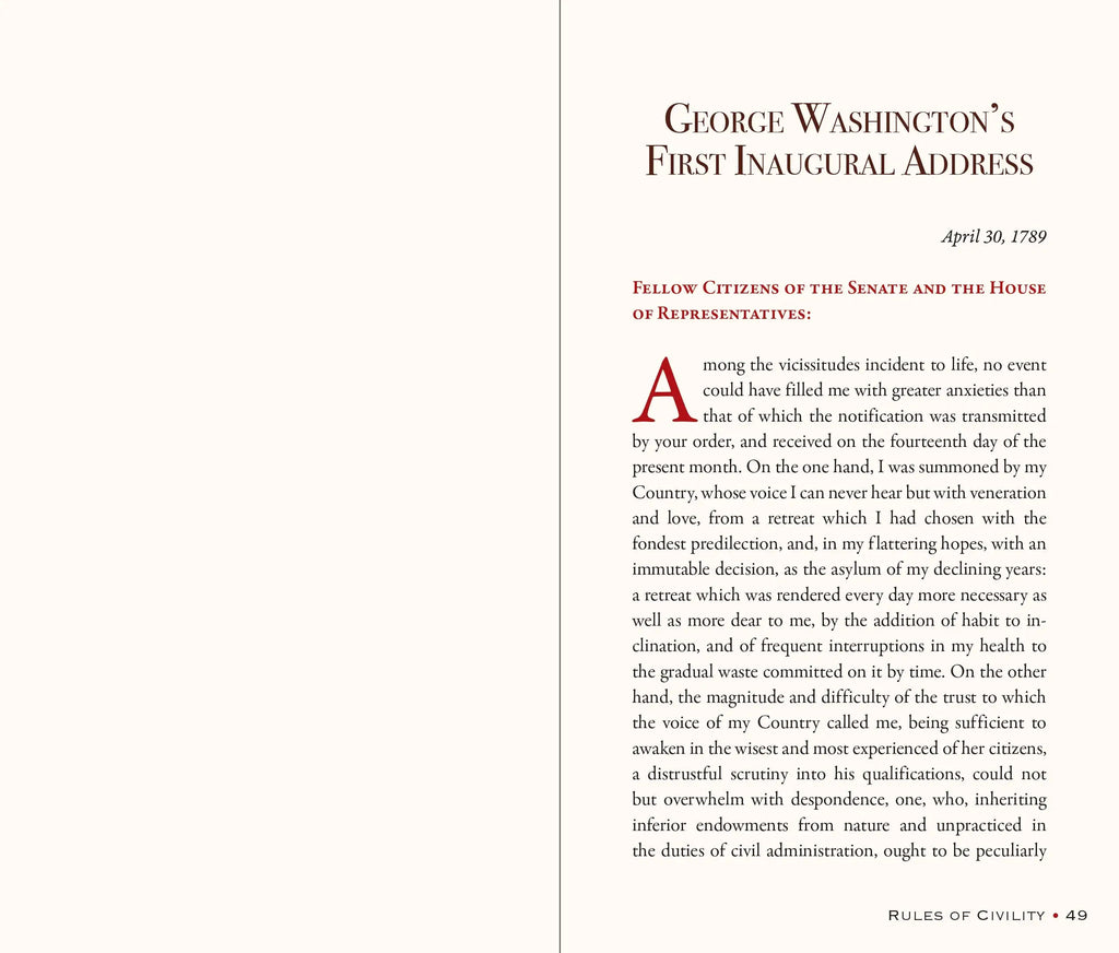 Peter Pauper Press - George Washington's Rules of Civility and Decent Behavior in Company and Conversation