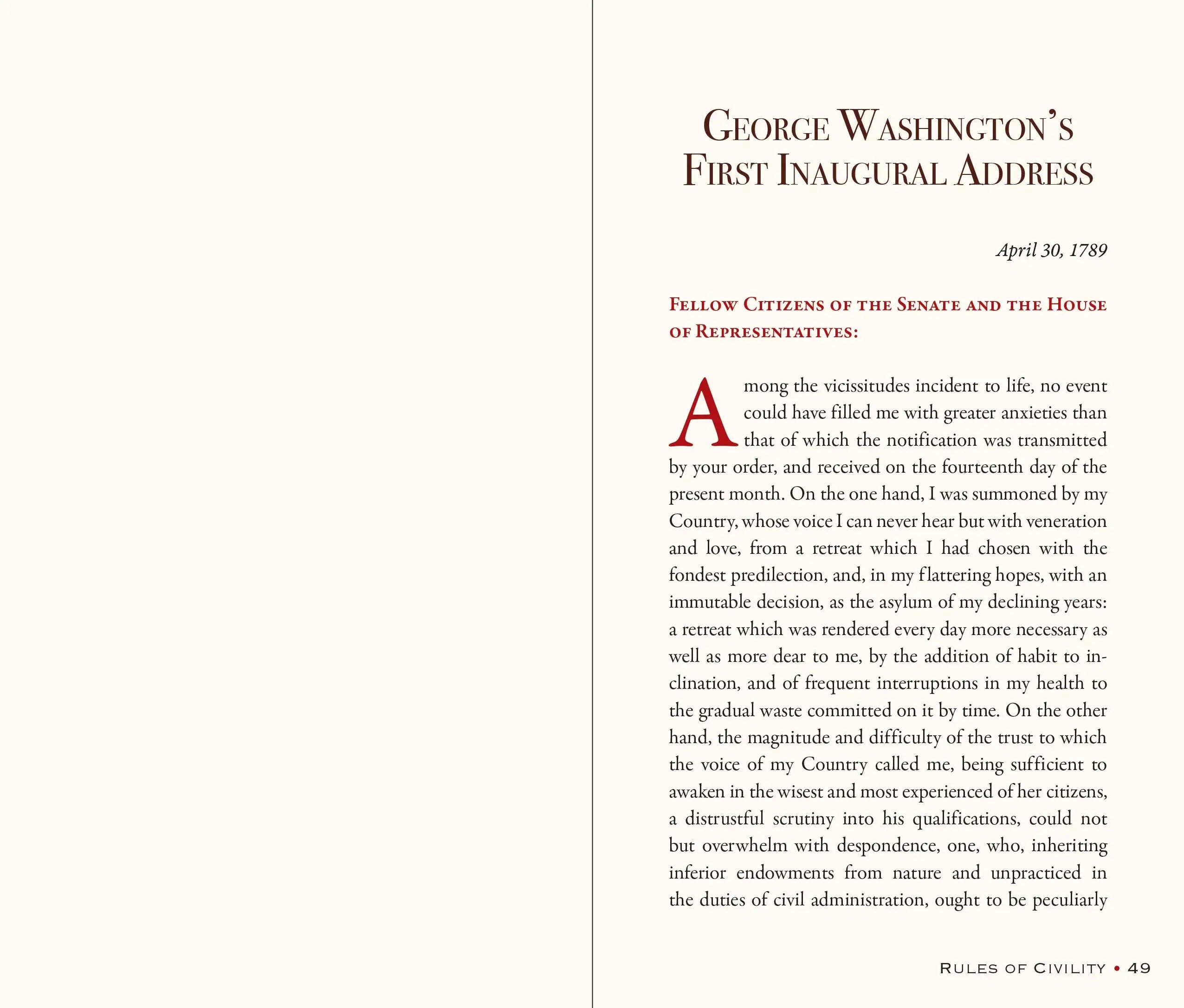 Peter Pauper Press - George Washington's Rules of Civility and Decent Behavior in Company and Conversation