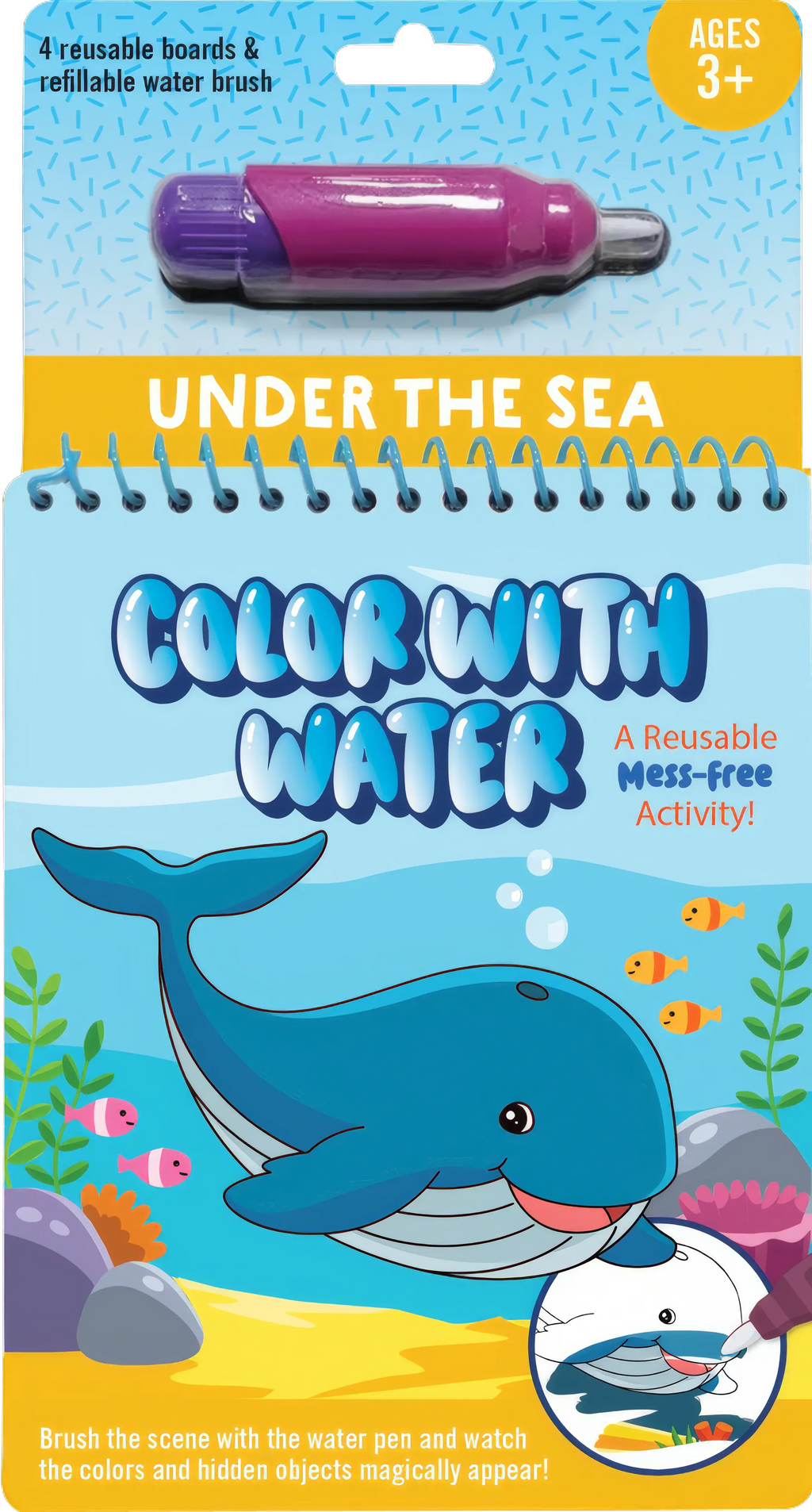 Peter Pauper Press - Color With Water - Under the Sea