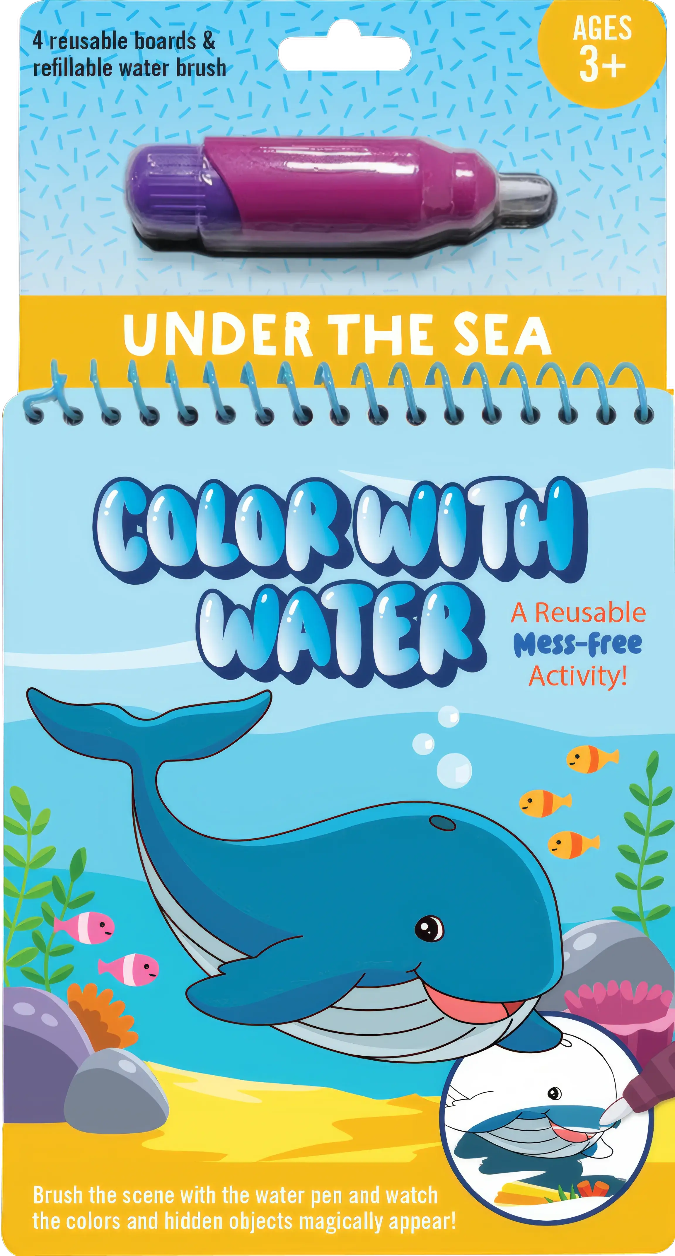 Peter Pauper Press - Color With Water - Under the Sea