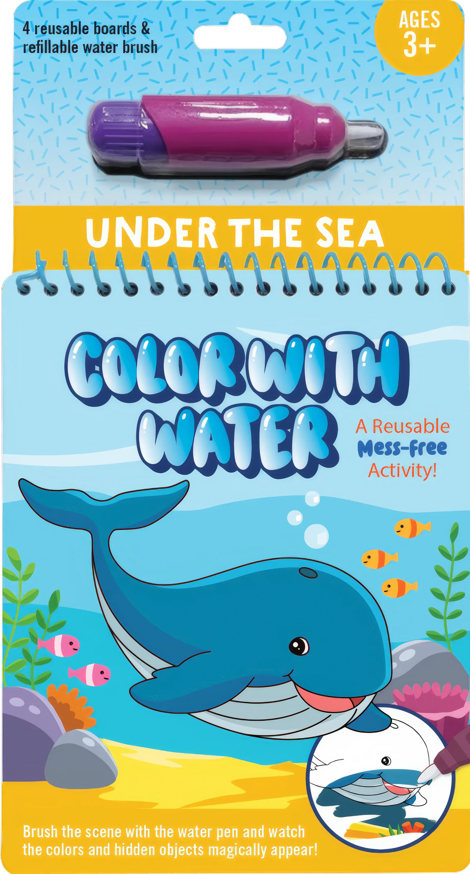 Peter Pauper Press - Color With Water - Under the Sea