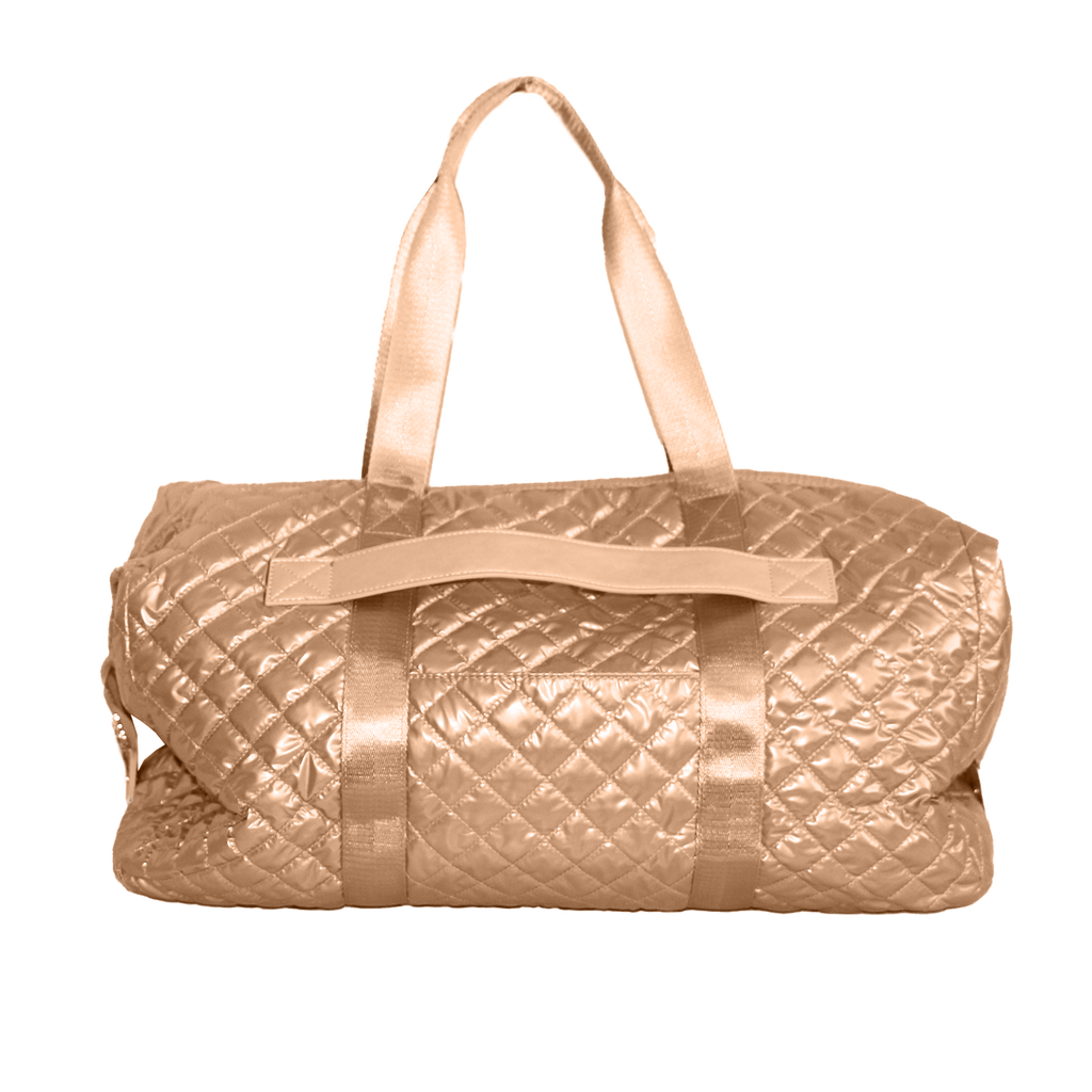 Lemonbella - Lemonbella Copper Diamond Weekender Duffle Travel Bag 3/1