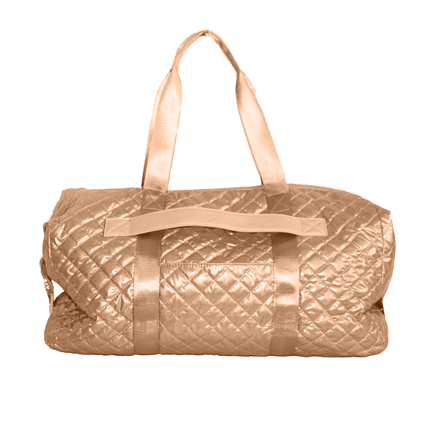 Lemonbella - Lemonbella Copper Diamond Weekender Duffle Travel Bag 3/1