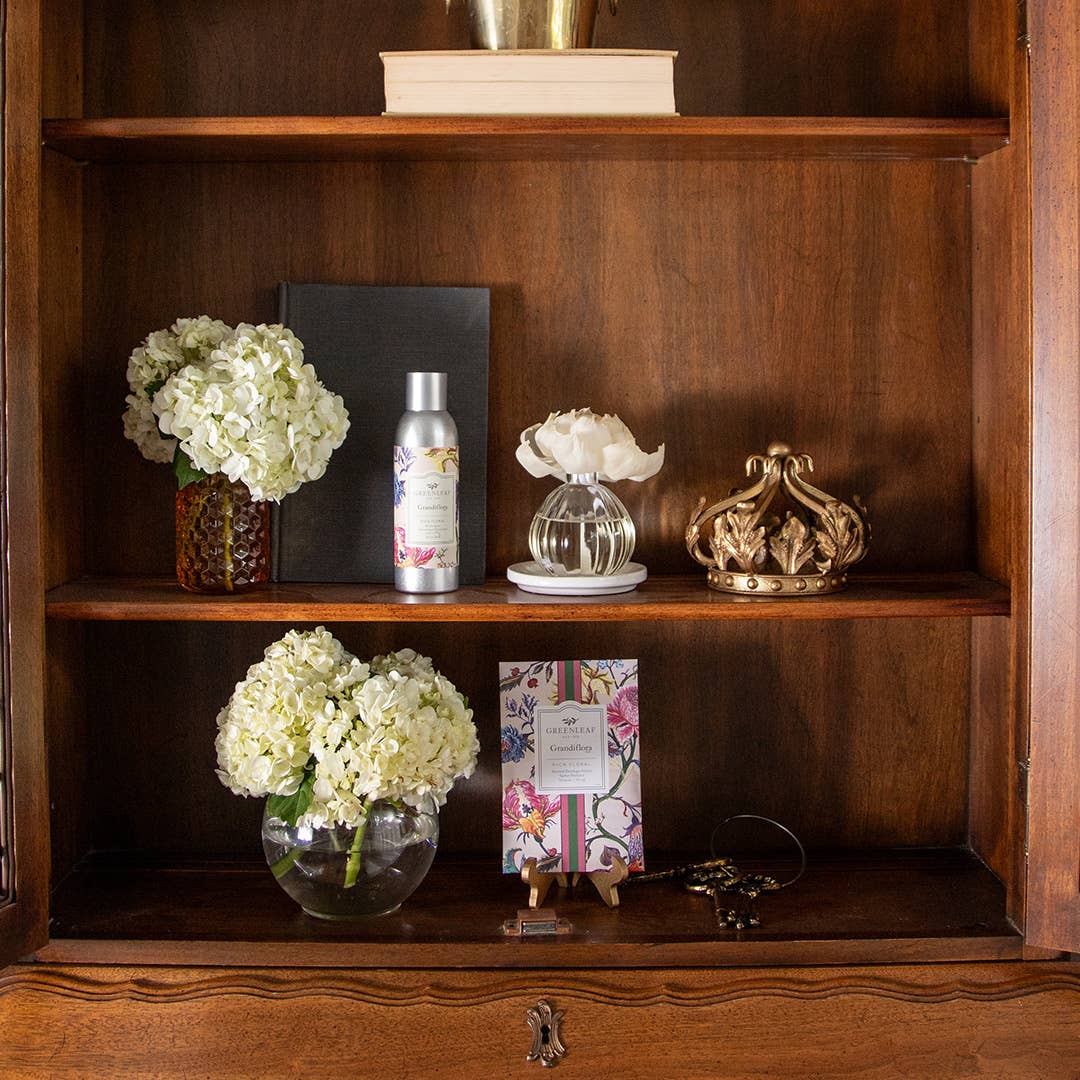Greenleaf Gifts - Grandiflora Flower Diffuser 4 Pack | Spring Scent