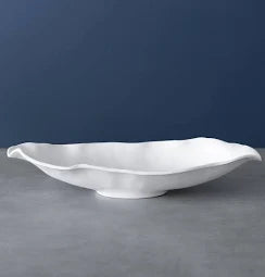 Beatriz Ball Nube Medium Oval Bowl (White)