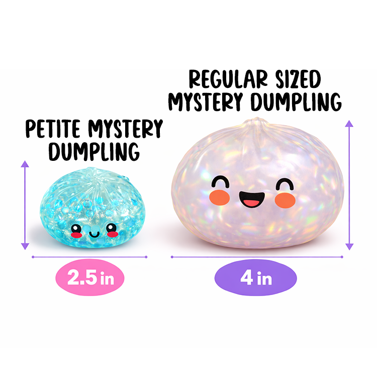 Novelty Brands - Fun Doh Squishy Mystery Mini Petite 2.5" Dumpling Toy