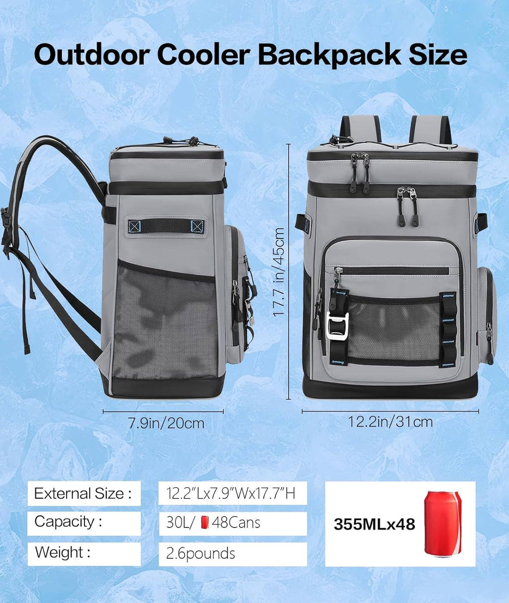 VIGOR - Waterproof Insulated Cooler Backpack Insulated Leakproof