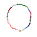 JOSSLYN by wall to wall - Natural Stone Semi-Precious Glass Mixed Necklace