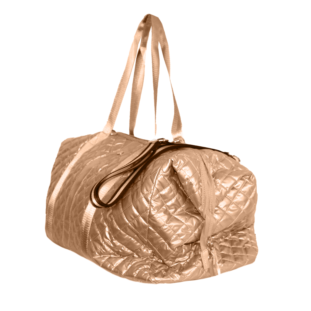 Lemonbella - Lemonbella Copper Diamond Weekender Duffle Travel Bag 3/1