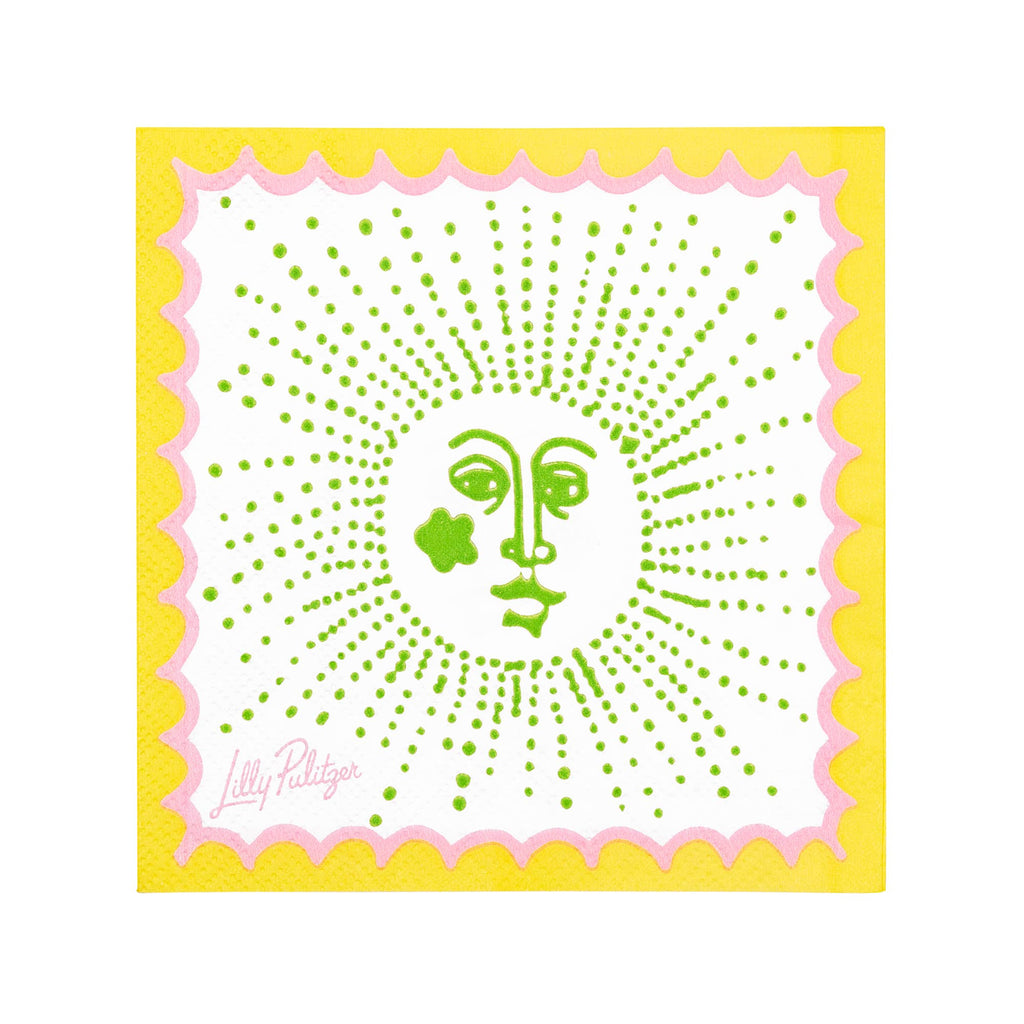 Lilly Pulitzer by Lifeguard Press - Cocktail Napkins, Sun Tiles Home